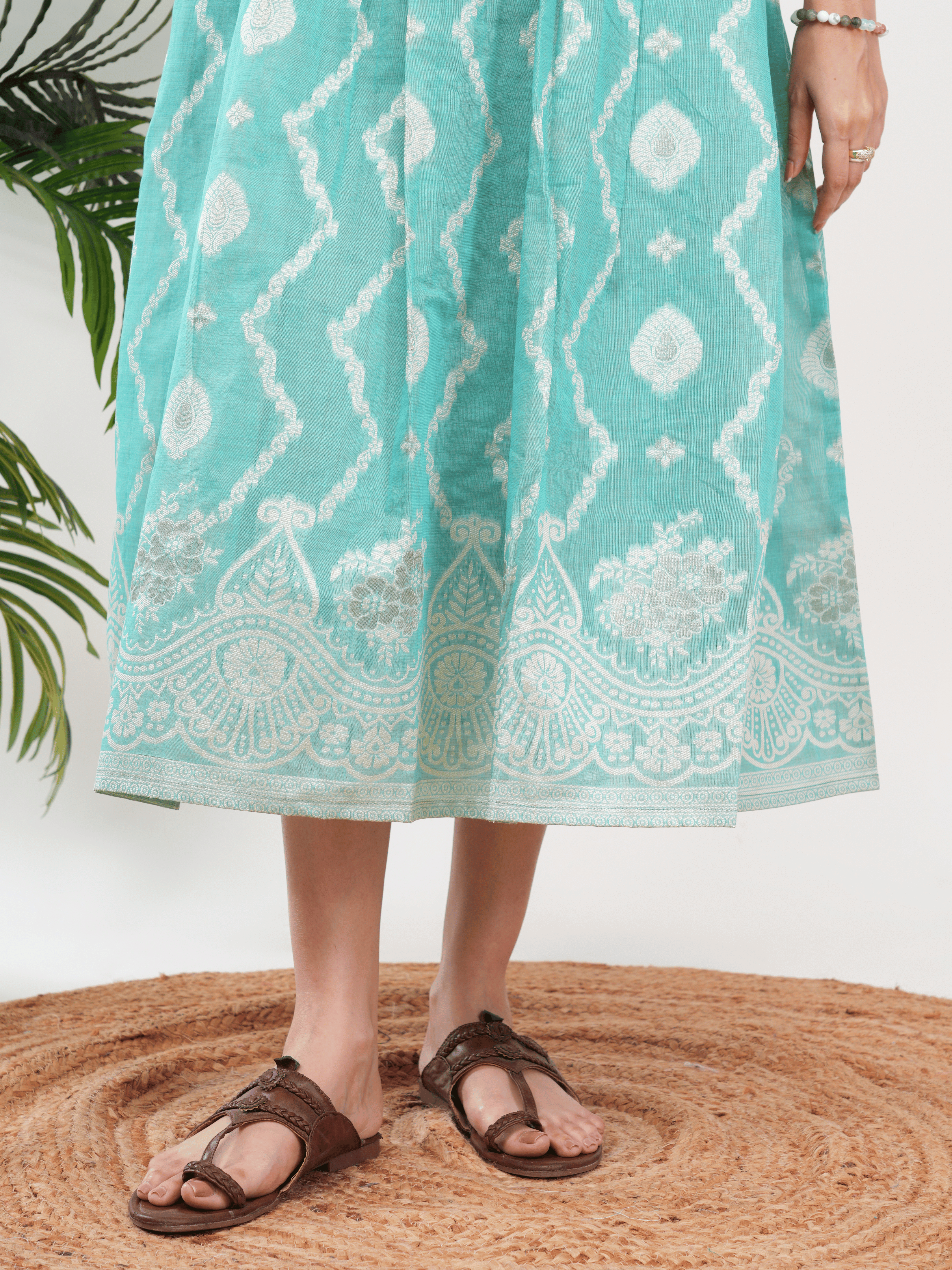 Mint Green Feeding Single Kurti