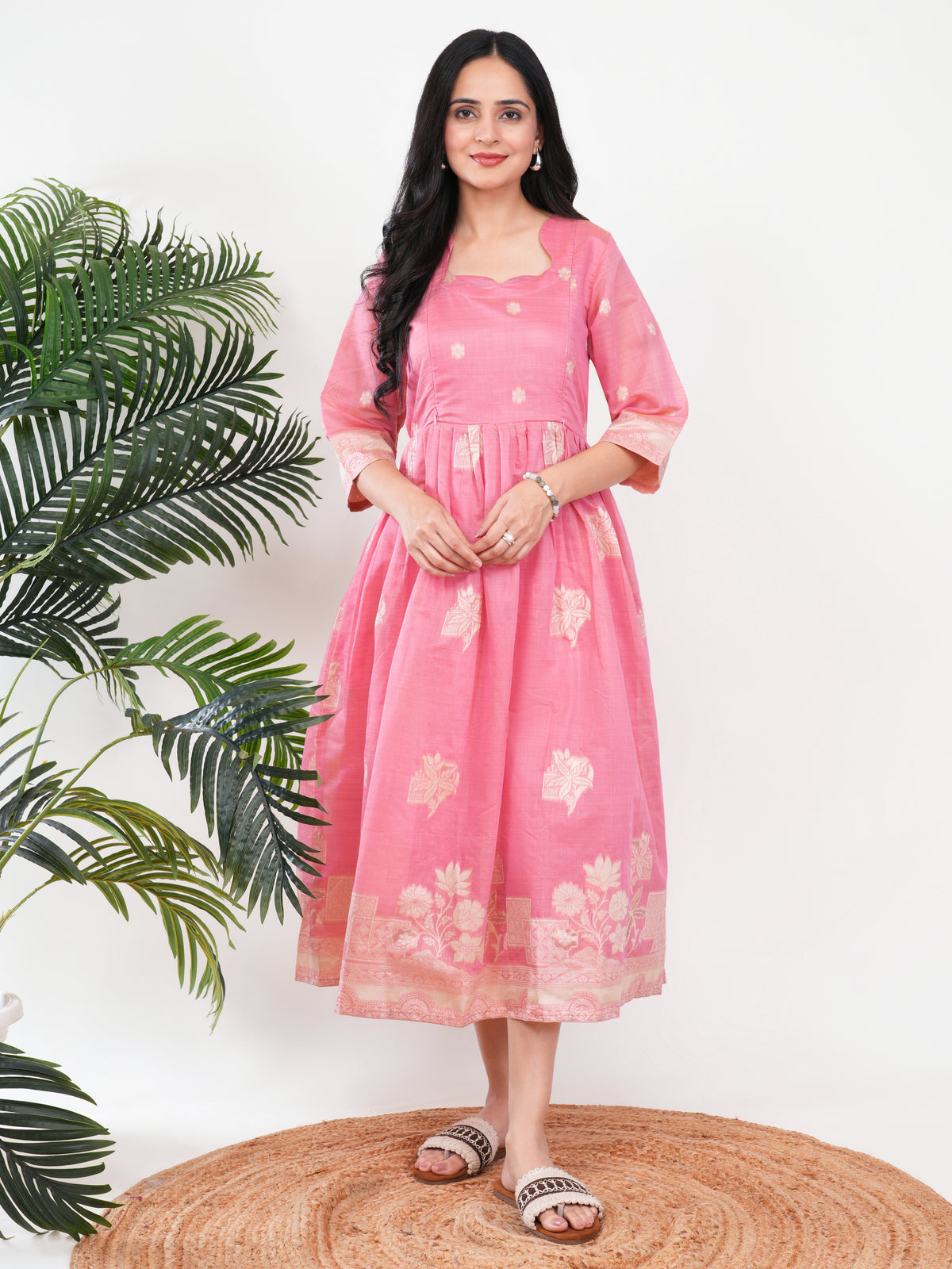 Pink Feeding Single Kurti