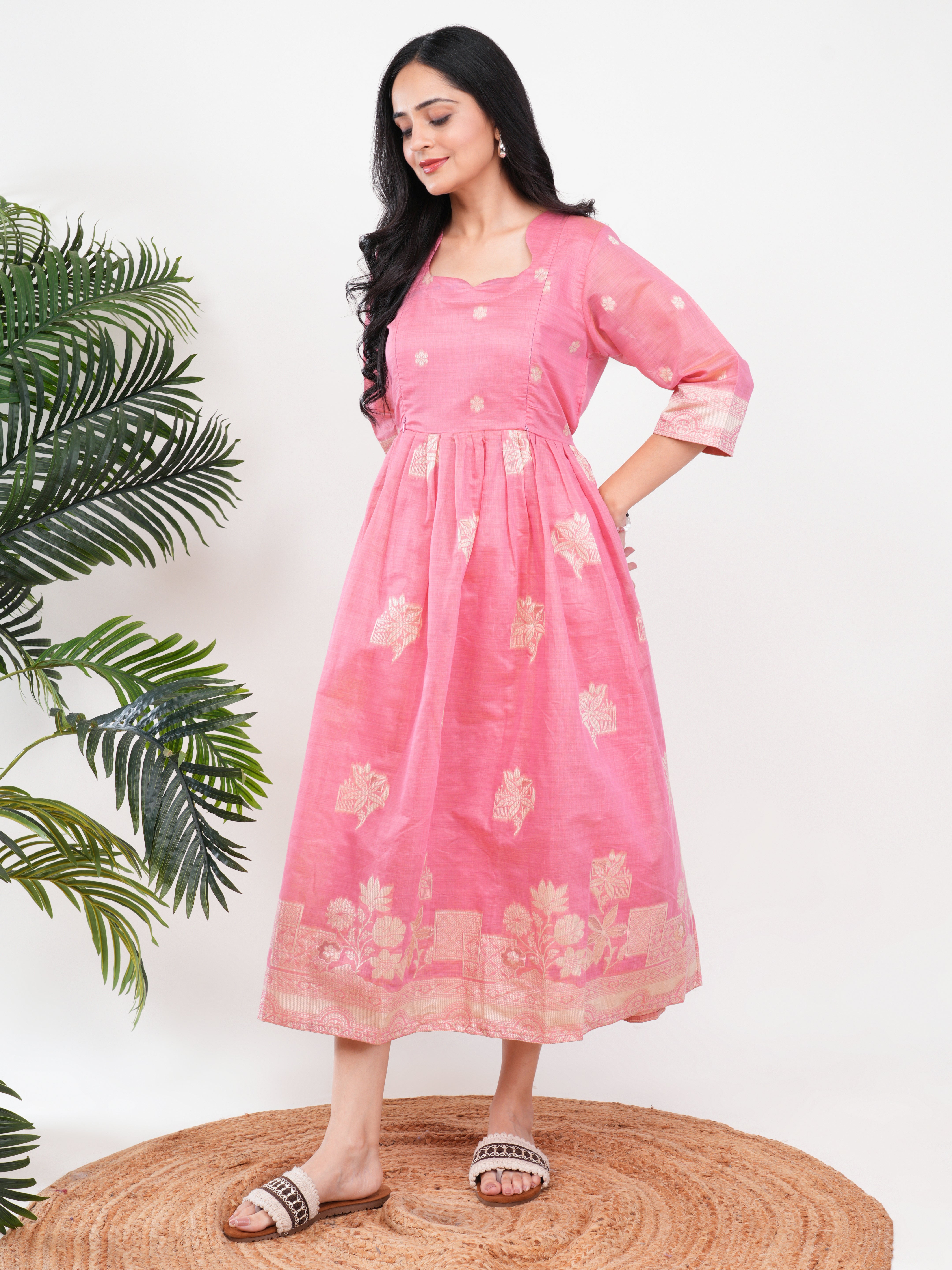 Pink Feeding Single Kurti