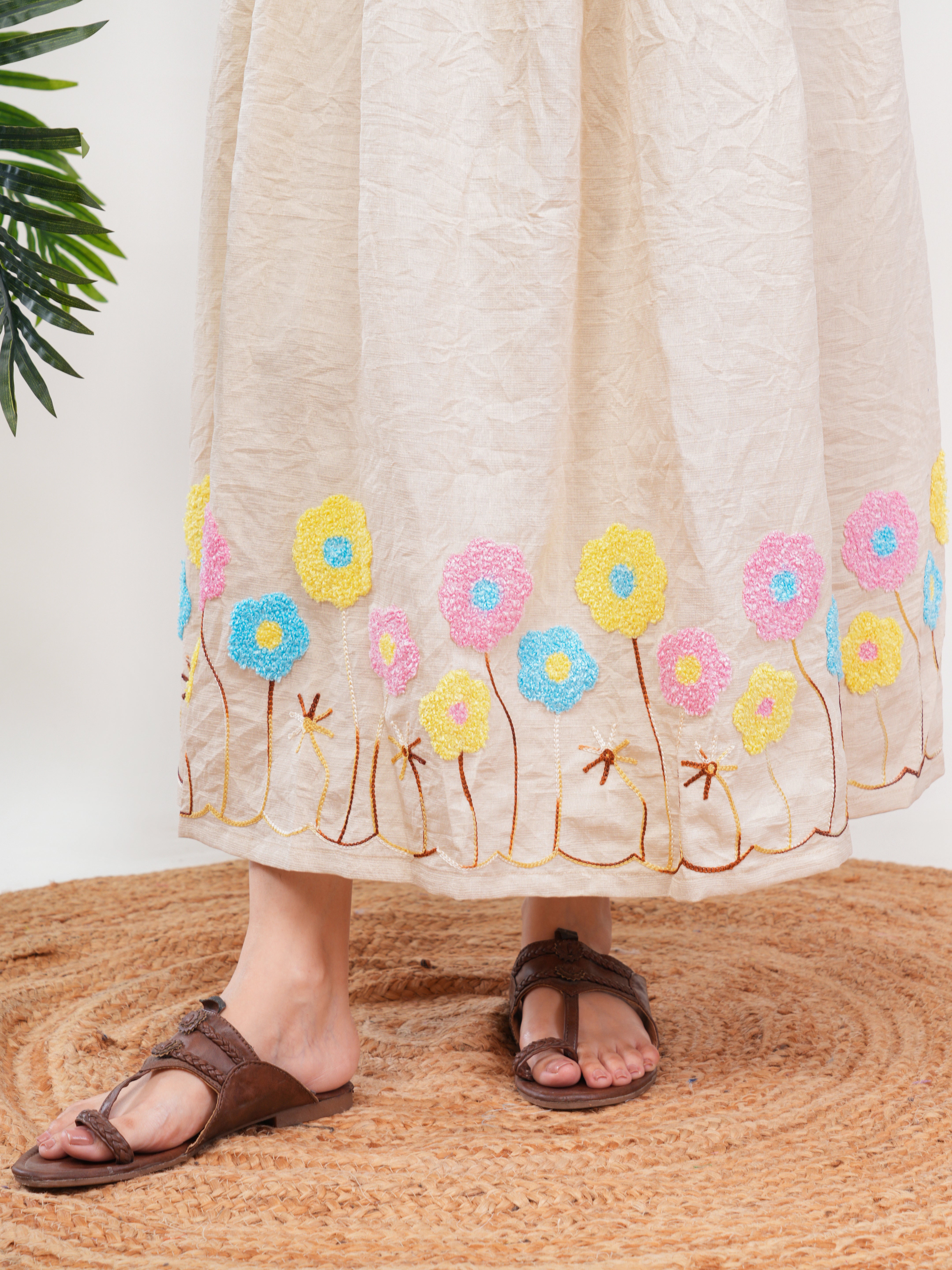 Beige Feeding Single Kurti