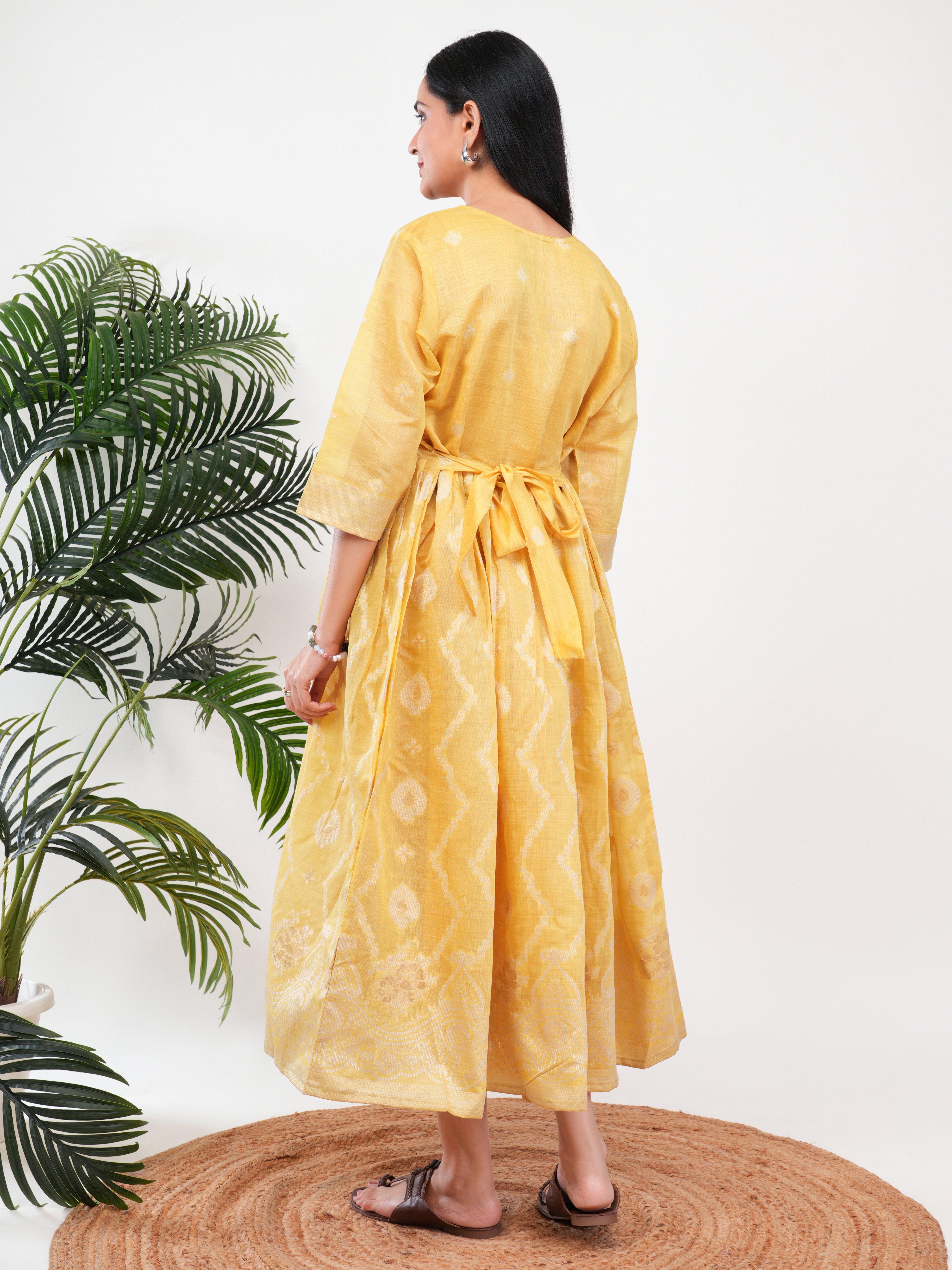 Mustard Feeding Single Kurti