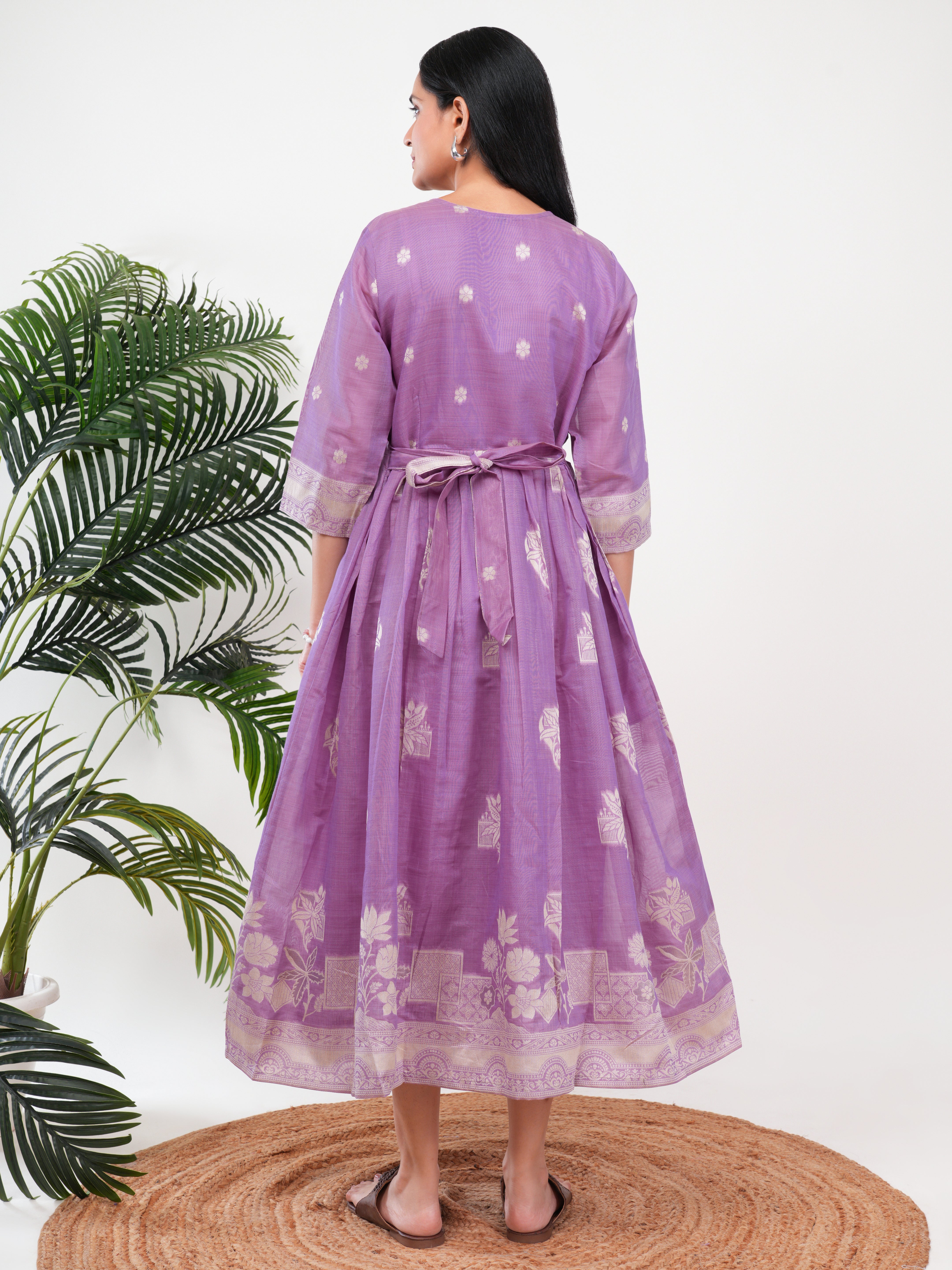 Lavender Feeding Single Kurti