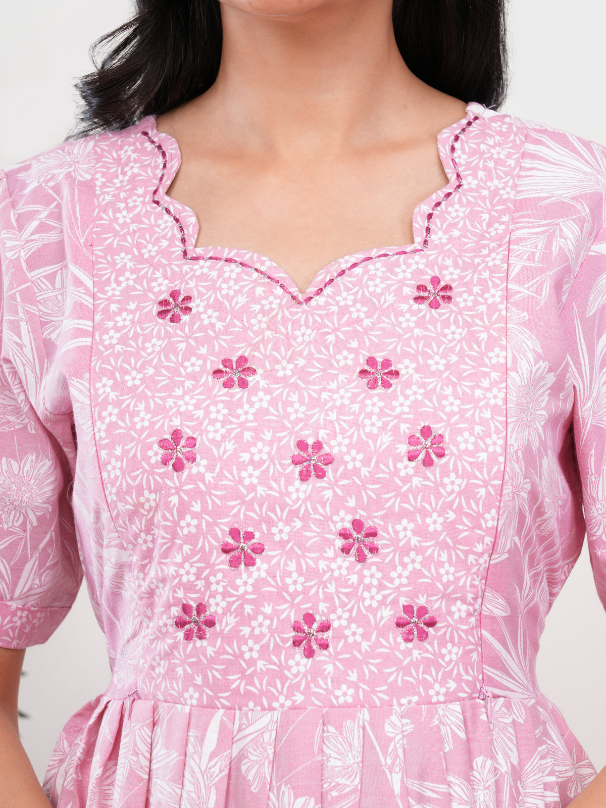 Pink Floral Feeding 3Pcs Set
