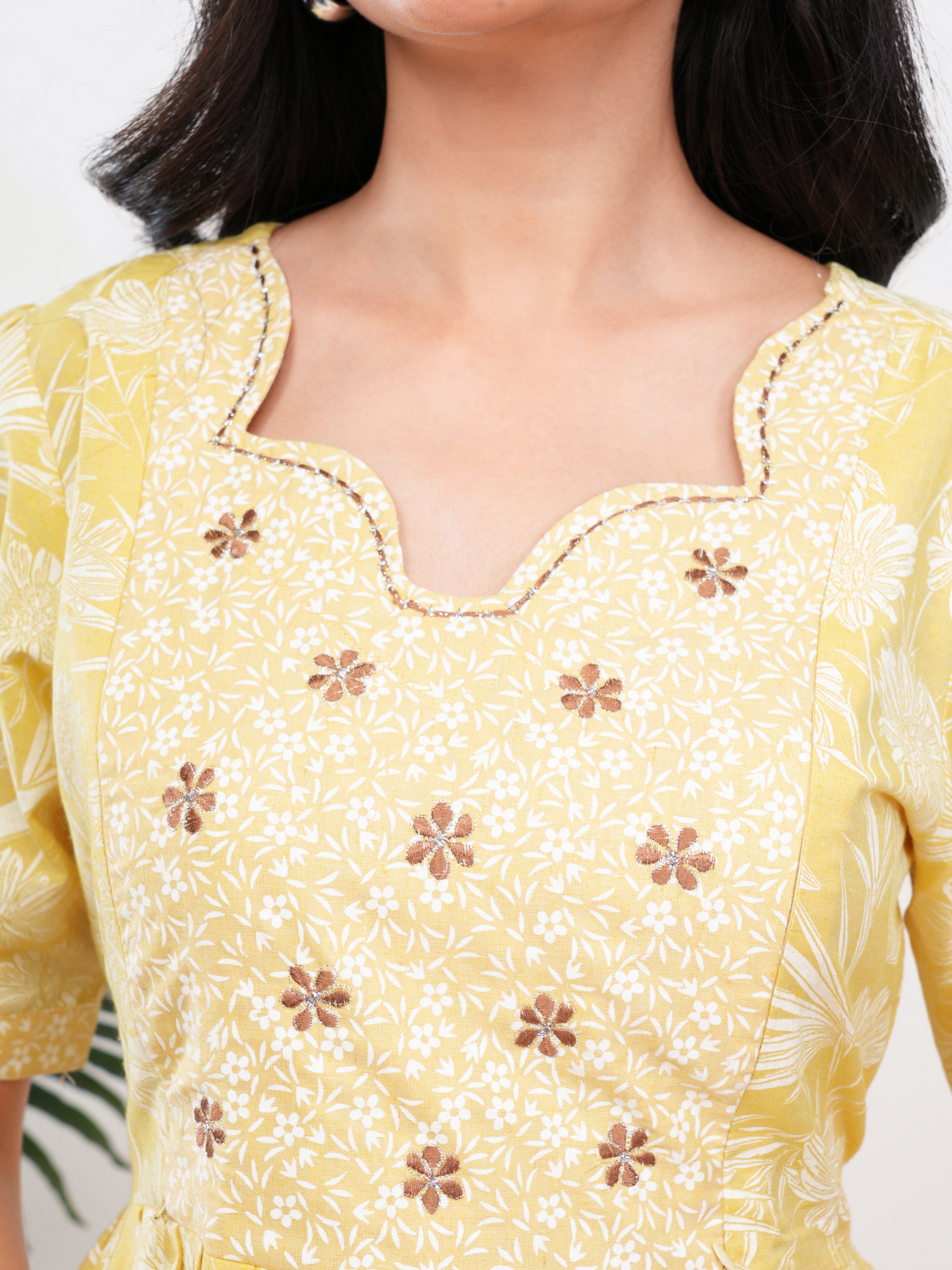 Mustard Floral Feeding 3Pcs Set