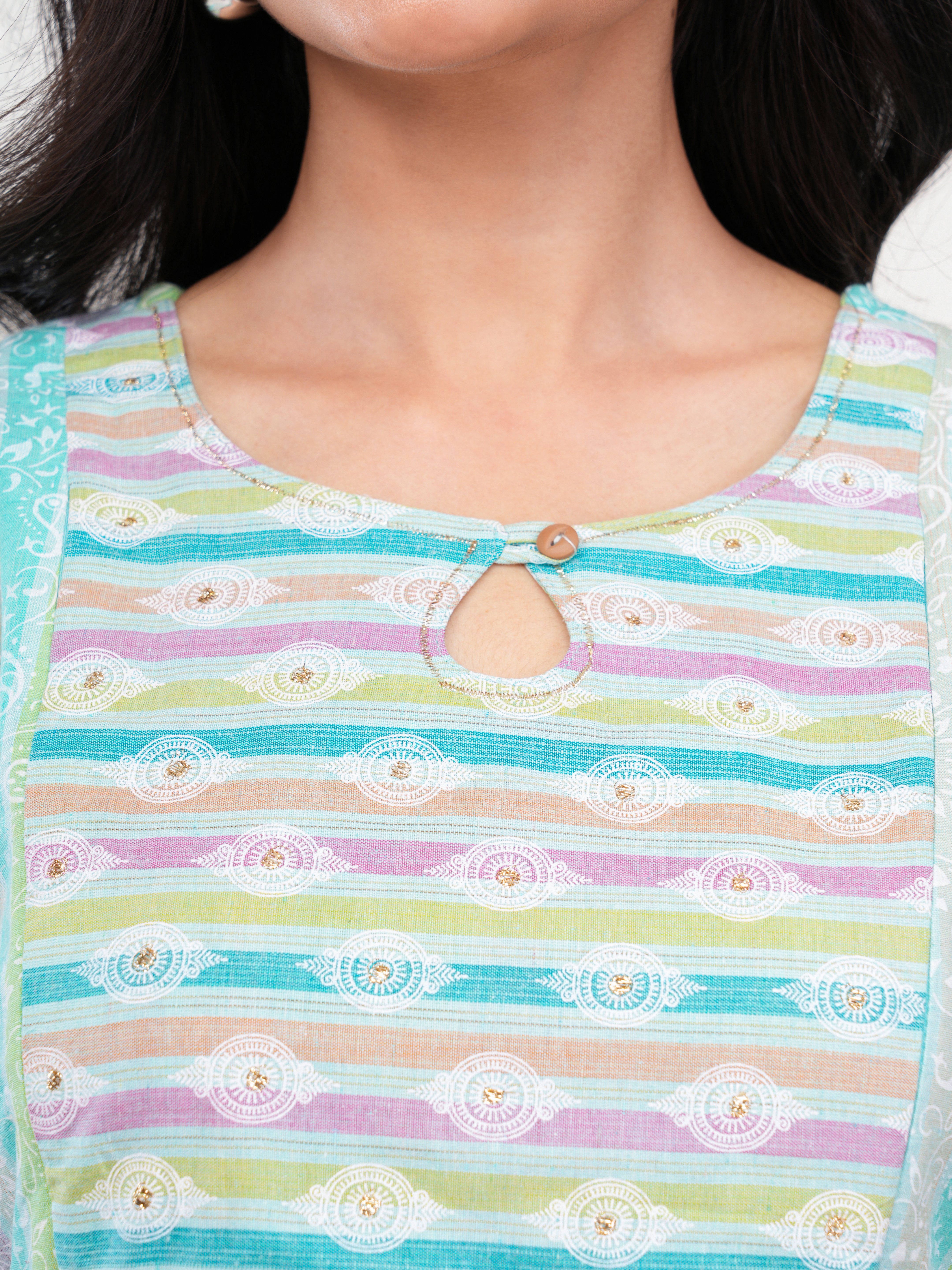 Multicolor Stripe Feeding 3Pcs Set